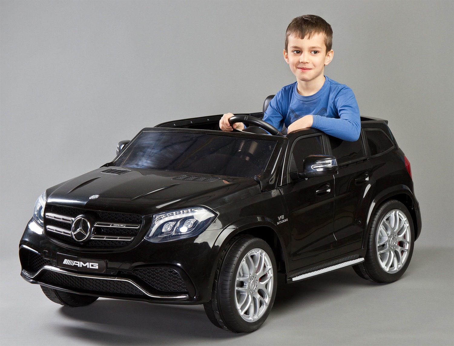 Controle Speeltoestellen Attent Toyz Elektrische auto Mercedes GLS63 AMG 12V- Elektrische Kinderauto Accu -  Accu voertuig - Babyspeelgoed - Baby Mundo