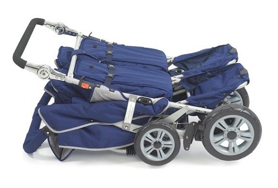 Bye-Bye Kinderwagen 6-Seater buggy voor 6 Duowagens / Meerlingwagens/ Trippy - Baby Mundo